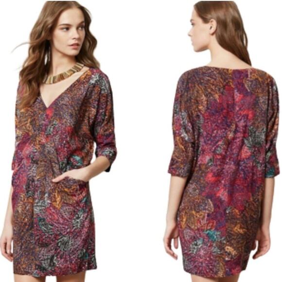 Anthropologie Edme & Esyllte Chromatique Dress Size S - Picture 1 of 10